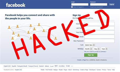 facebook hacked account
